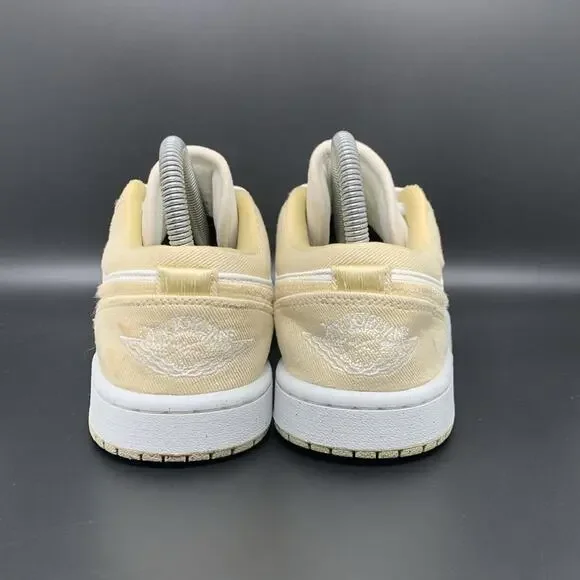 Jordan 1‎ Low SE Team Gold Basketball Shoes FN3722-701 Women's Sz 7 - Picture 3 of 10